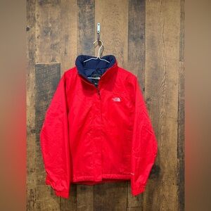 The North Face women’s red insulated jacket medium EUC